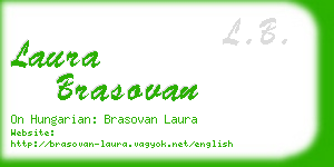 laura brasovan business card